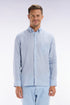Eden Park_Straight-Fit Light Grey Linen Shirt_E25CHECL0005_BLC6_01