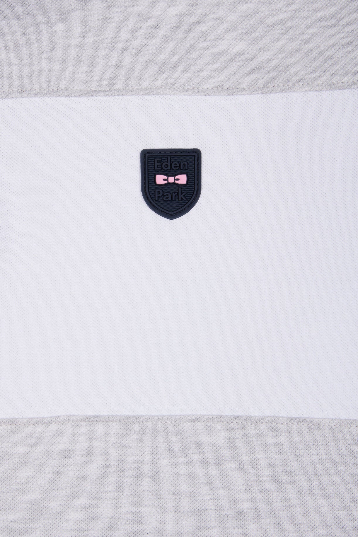 Eden Park_Slim-Fit Short-Sleeved Polo Shirt in Grey Stretch Cotton with Contrasted Stripe_E25MAIPC0010_GRC10_05