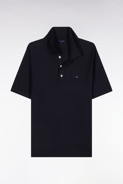 Eden Park_Straight-Fit Sleeveless Navy Polo Collar Jumper_E25MAIPU0025_BLF_02