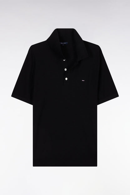 Eden Park_Straight-Fit Sleeveless Black Polo Collar Jumper_E25MAIPU0025_NO_02