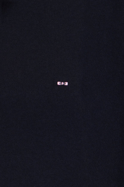 Eden Park_Straight-Fit Navy Polo Neck Jumper in Organic Cotton and Cashmere Blend_E25MAIPU0029_BLF_05