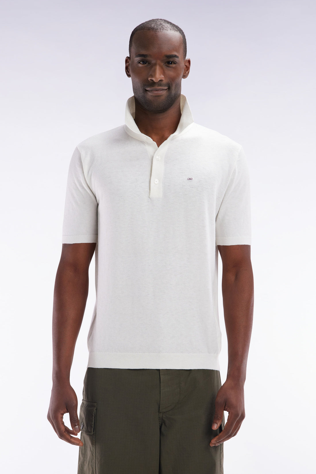 Eden Park_Straight-Fit Ecru Cotton-Silk-Blend Polo Neck Jumper_E25MAIPU0036_ECC_01