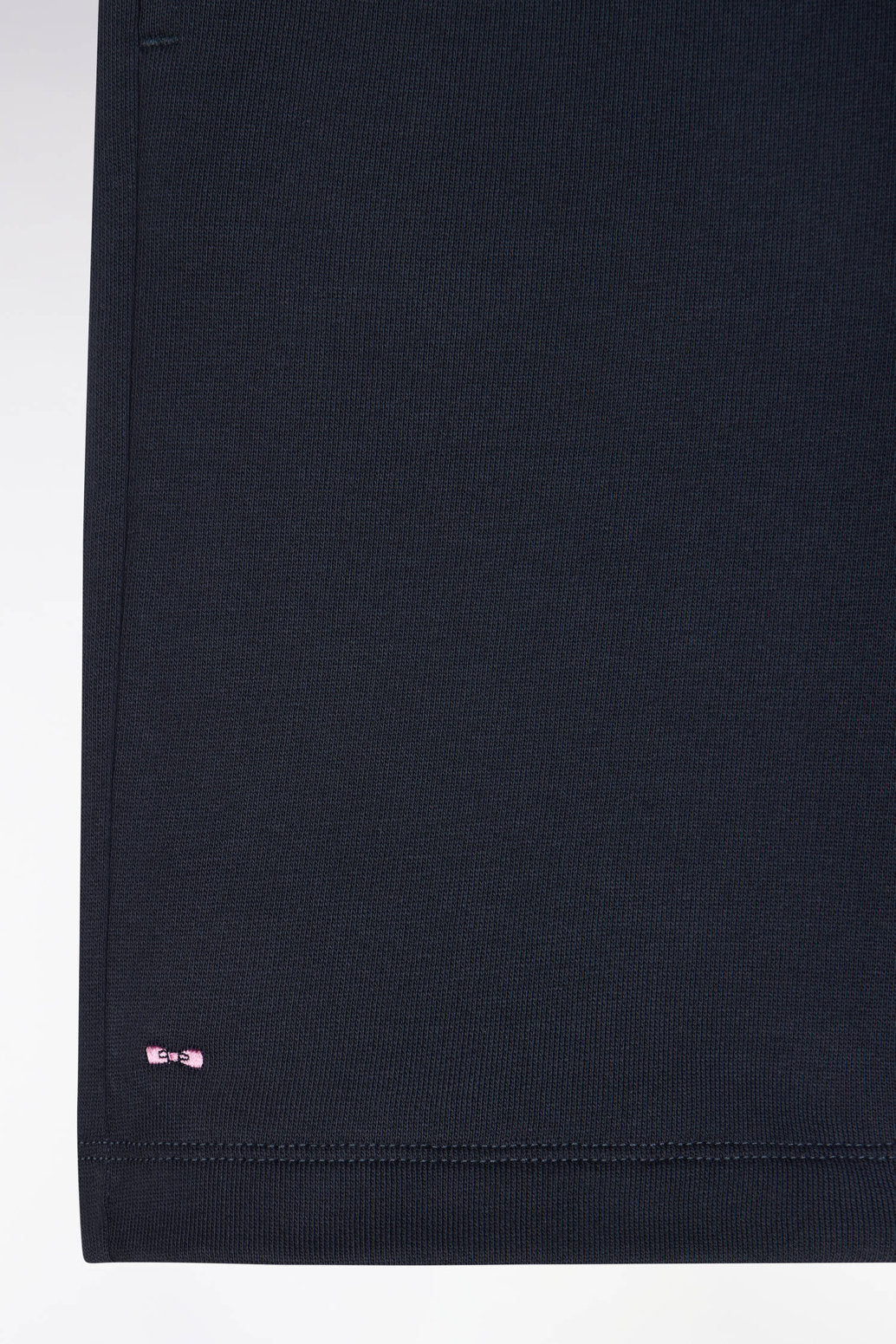 Eden Park_Straight-Fit Shorts in Navy Cotton Fleece_E25MAISH0017_BLF_02