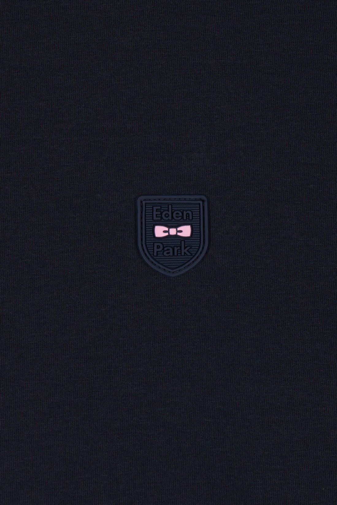 Eden Park_Slim-Fit Navy Stretch Cotton T-Shirt_E25MAITC0020_BLF_05
