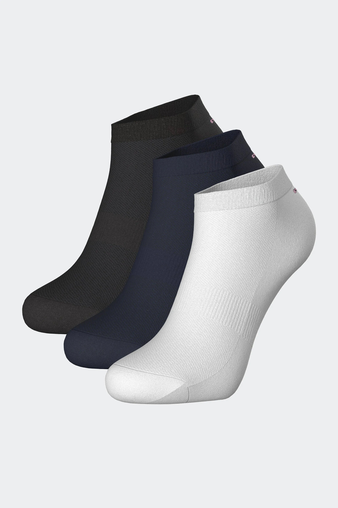 Eden Park Navy Blue Men Pack of Three Pairs of Cotton-Blend Socks SKU: E26ACTPK0003_BLF Image 01