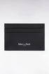 Eden Park Black Men Embossed Black Leather Card Holder SKU: E26BAGPV0004_NO Image 01