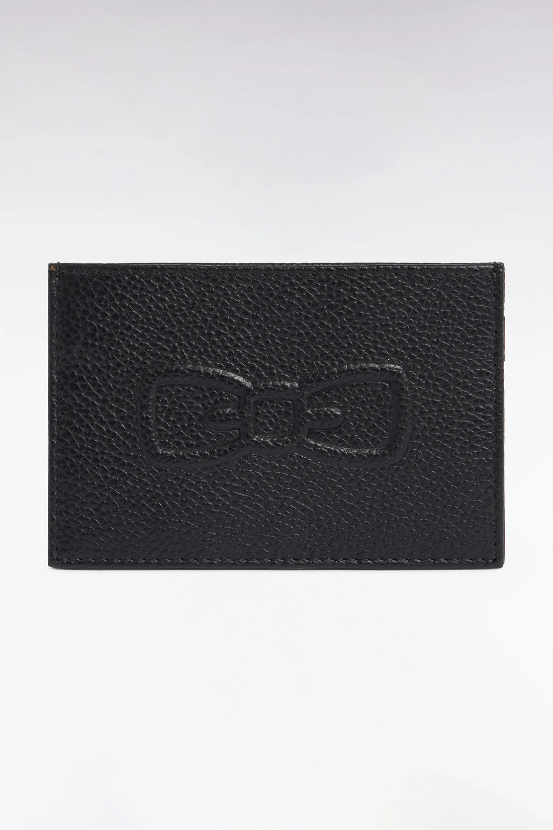 Eden Park Black Men Embossed Black Leather Card Holder SKU: E26BAGPV0004_NO Image 02