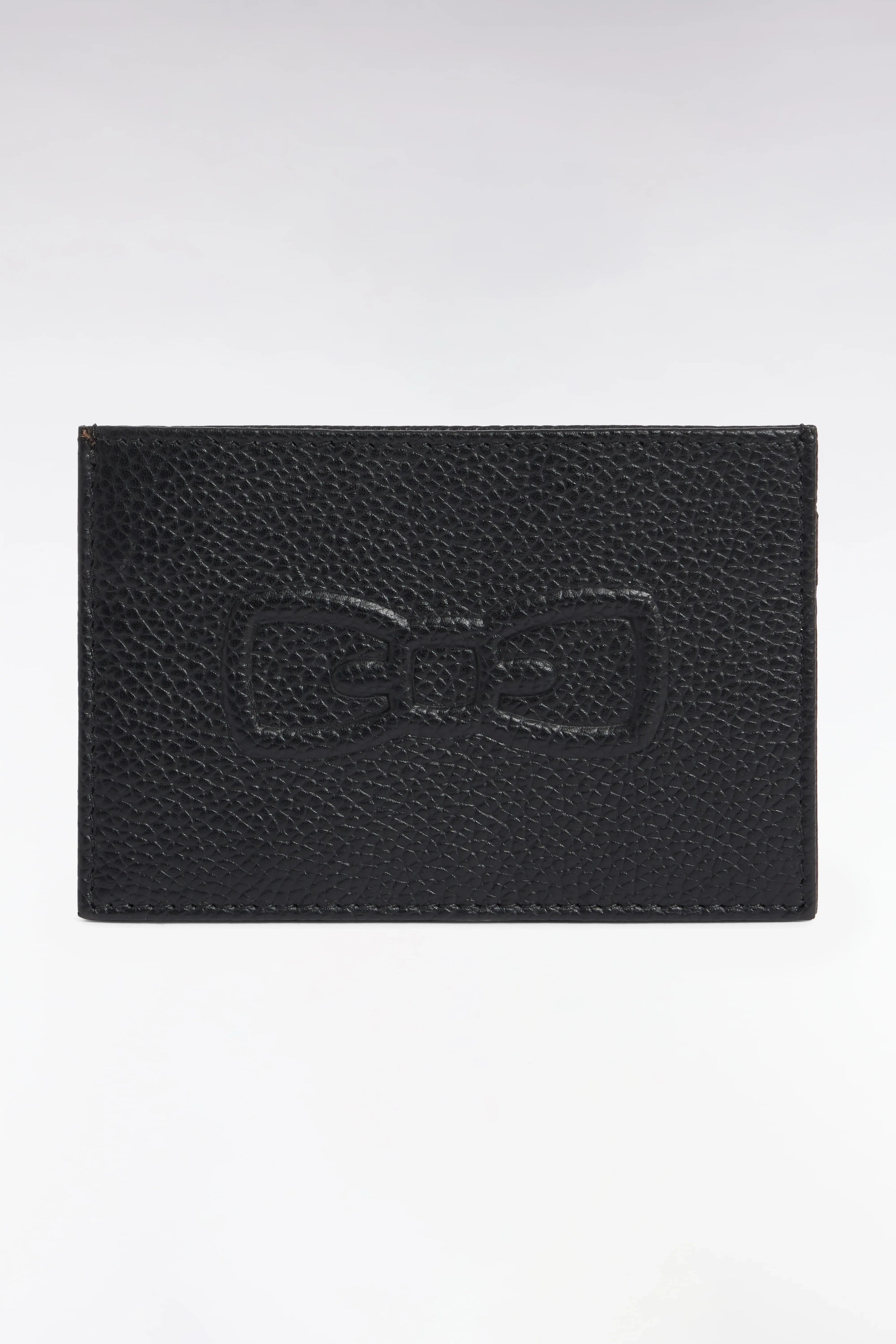 Eden Park Black Men Embossed Black Leather Card Holder SKU: E26BAGPV0004_NO Image 02