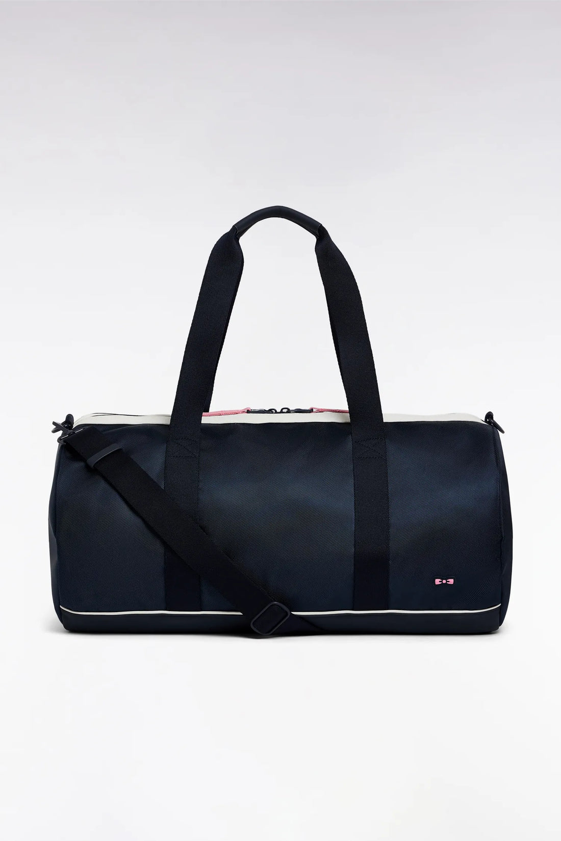Eden Park 0 Men Navy Colorblock Dual-Material Sports Bag SKU: E26BAGSS0001_BLF Image 01