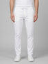 Eden Park 0 Men Regular-Fit Chino Pants in White Stretch Cotton SKU: E26BAS0C0001_BC Image 00