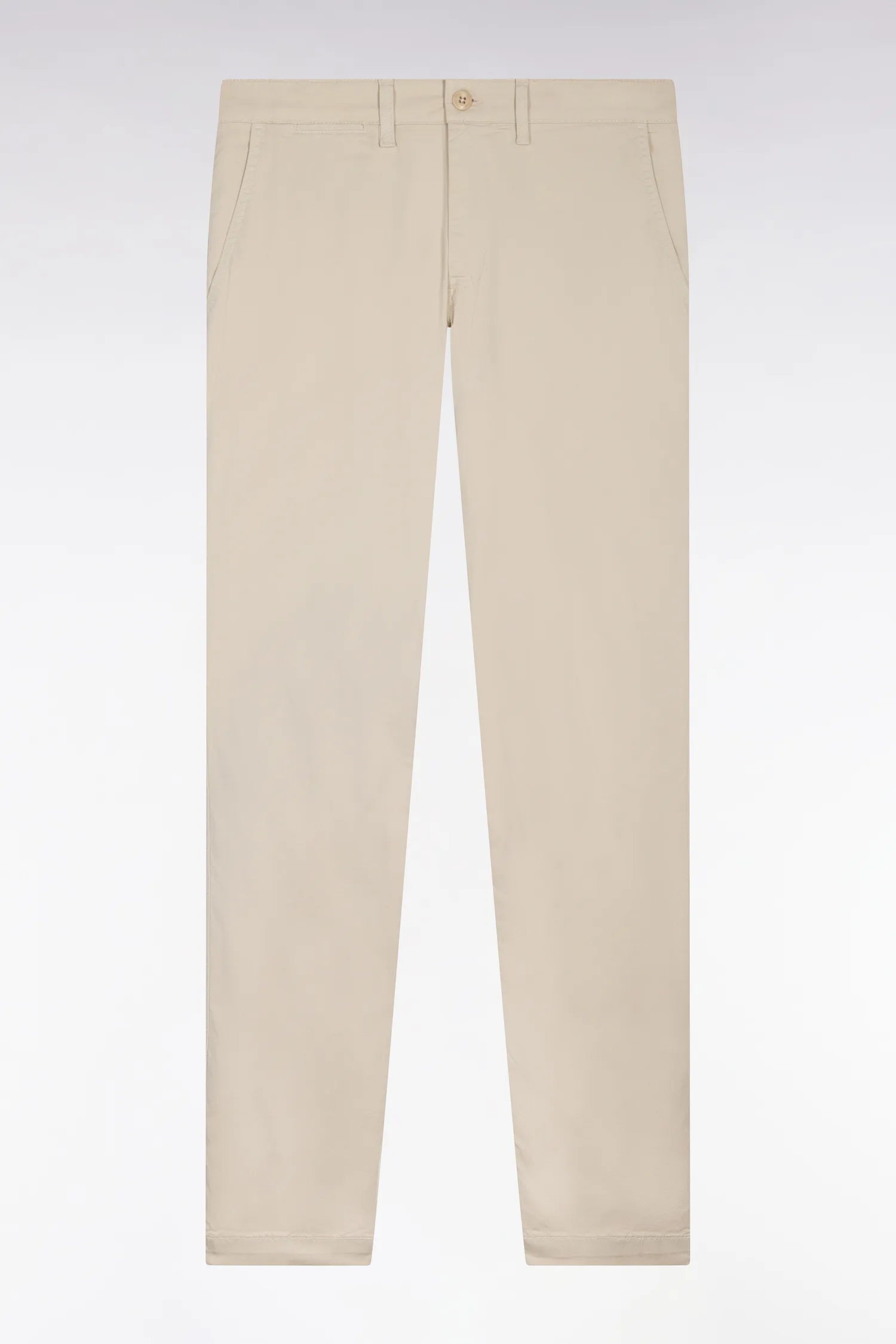 Eden Park 0 Men Regular-Fit Chino Pants in Beige Stretch Cotton SKU: E26BAS0C0001_BEC18 Image 05