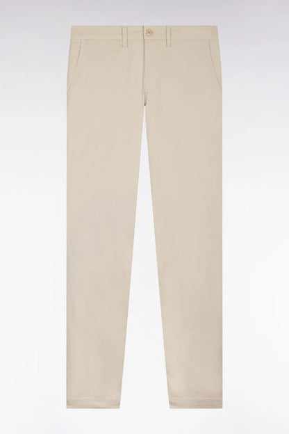 Eden Park 0 Men Regular-Fit Chino Pants in Beige Stretch Cotton SKU: E26BAS0C0001_BEC18 Image 05