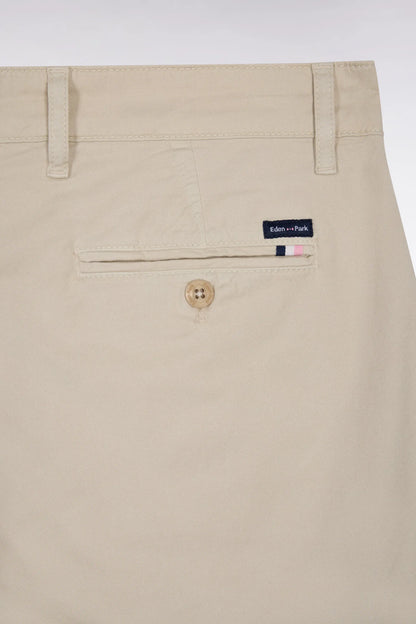Eden Park 0 Men Regular-Fit Chino Pants in Beige Stretch Cotton SKU: E26BAS0C0001_BEC18 Image 06
