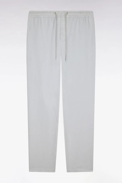 Eden Park Light Gray Men Light Gray Cotton Linen and Lyocell Pants Modern Cut SKU: E26BASPA0003_GRC14 Image 02