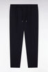 Eden Park Navy Blue Men Elasticated Waist Pants in Navy Technical Fabric Modern Cut SKU: E26BASPA0008_BLF Image 01