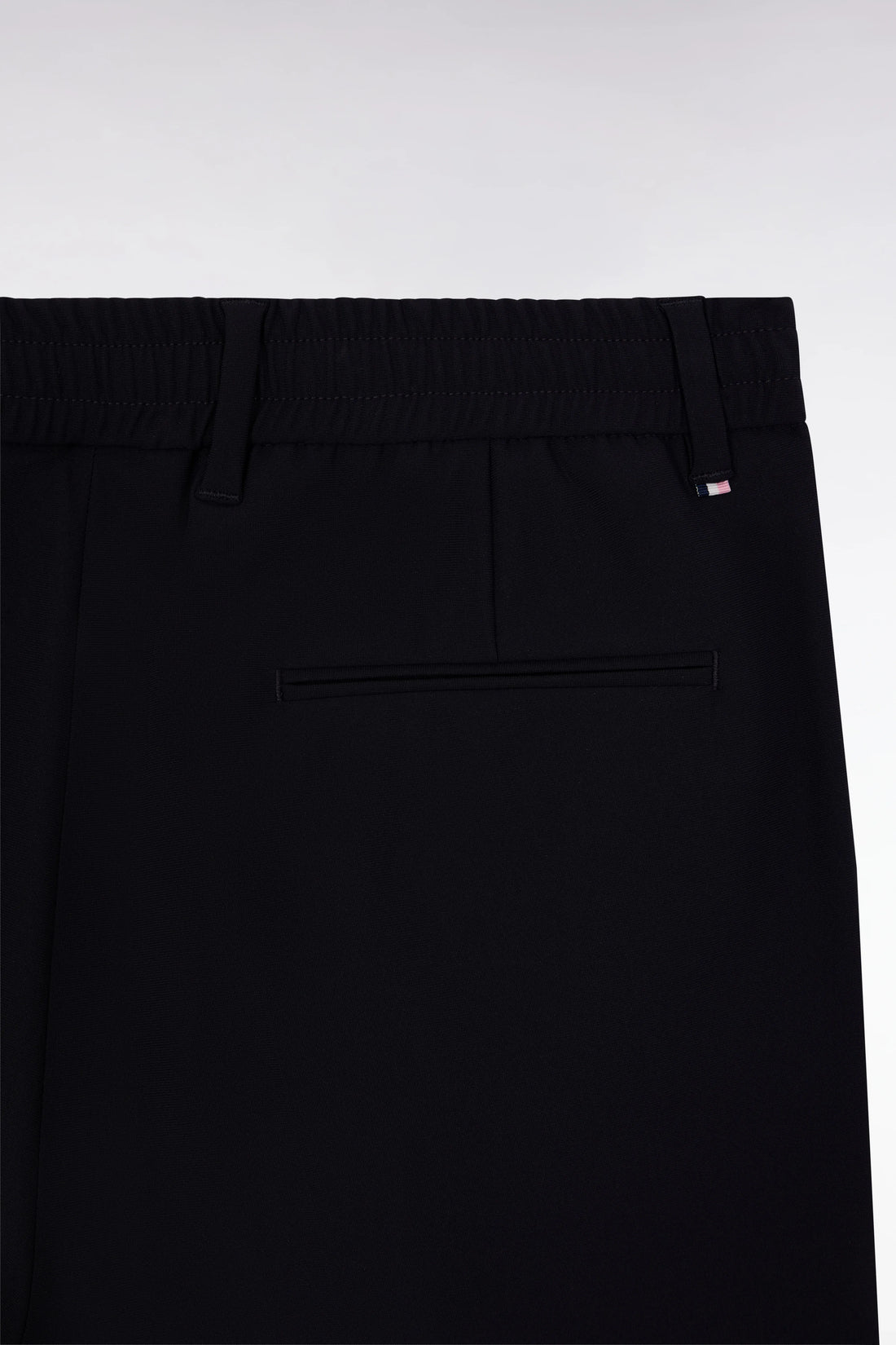 Eden Park Navy Blue Men Elasticated Waist Pants in Navy Technical Fabric Modern Cut SKU: E26BASPA0008_BLF Image 02
