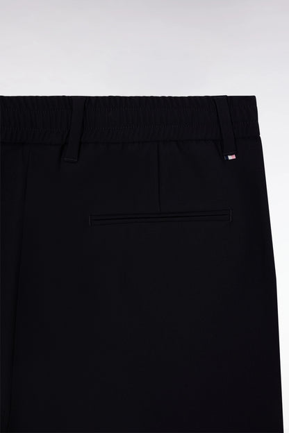 Eden Park Navy Blue Men Elasticated Waist Pants in Navy Technical Fabric Modern Cut SKU: E26BASPA0008_BLF Image 02