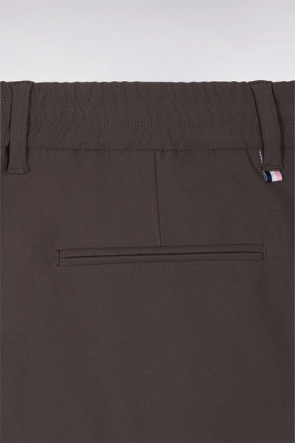 Eden Park Grey Men Modern Cut Grey Technical Fabric Elasticated Waist Pants SKU: E26BASPA0008_GRM1 Image 06