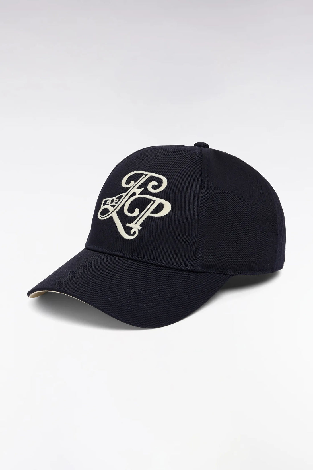 Eden Park 0 Men Navy Cotton Twill Cap with Ep Initials Embroidery SKU: E26CHACA0012_BLF Image 01