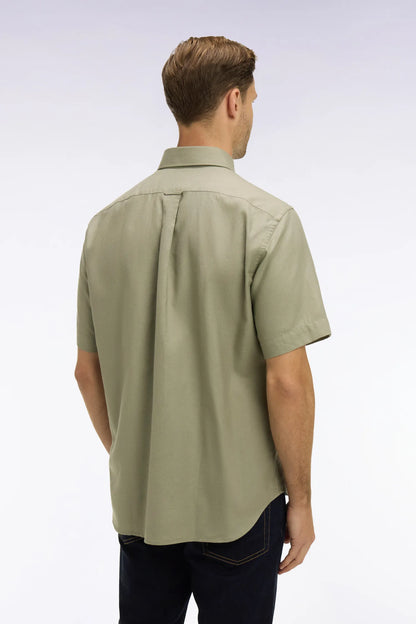 Eden Park Khaki Men Short-Sleeved Khaki Cotton PiquŽ Shirt SKU: E26CHECC0001_BEF3 Image 05