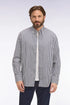 Eden Park Navy Blue Men Navy Blue Cotton Shirt with Stick Stripes SKU: E26CHECL0004_BLF Image 01