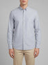 Eden Park 0 Men Regular Fit Pinpoint Cotton Shirt with Yellow Stripes SKU: E26CHECL0005_JAC16 Image 00