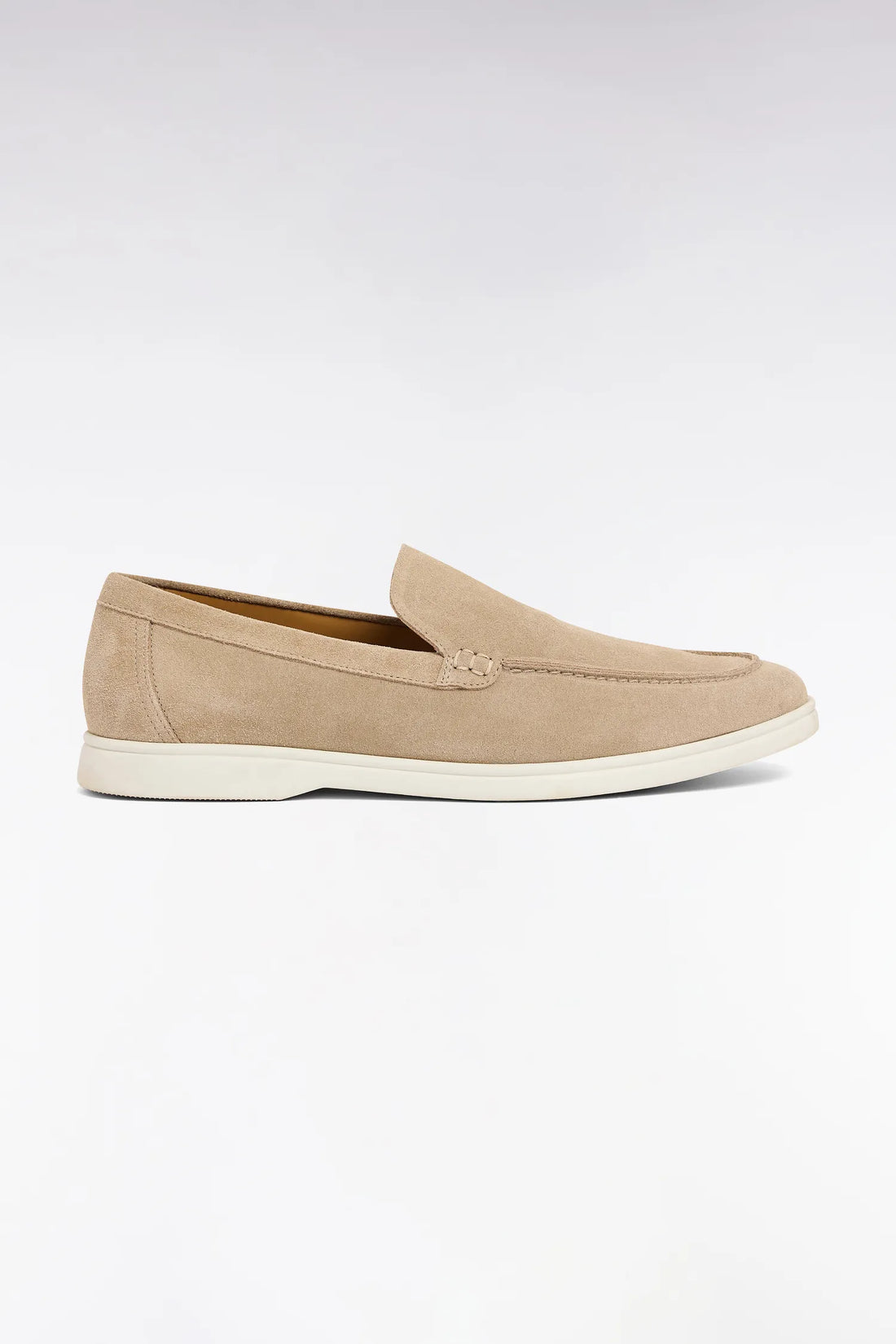 Eden Park Beige Men Beige Suede Split Leather Moccasins SKU: E26CHSMO0005_BEC5 Image 01