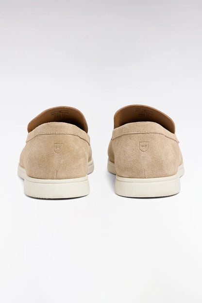 Eden Park Beige Men Beige Suede Split Leather Moccasins SKU: E26CHSMO0005_BEC5 Image 03