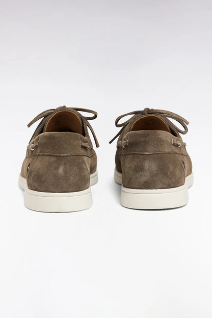 Eden Park Grey Men Grey Suede Leather Loafers SKU: E26CHSMO0005_GRM18 Image 03