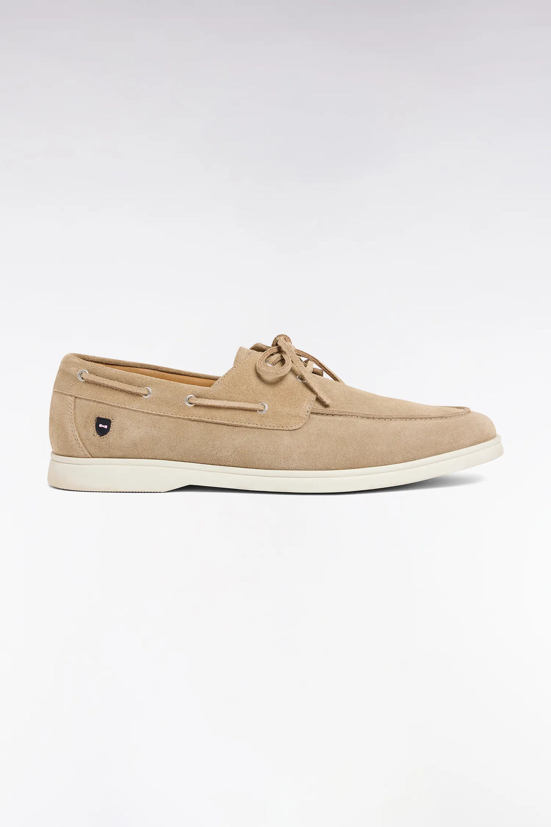 Eden Park Beige Men Beige Suede Boat Shoes SKU: E26CHSMO0006_BEC5 Image 01