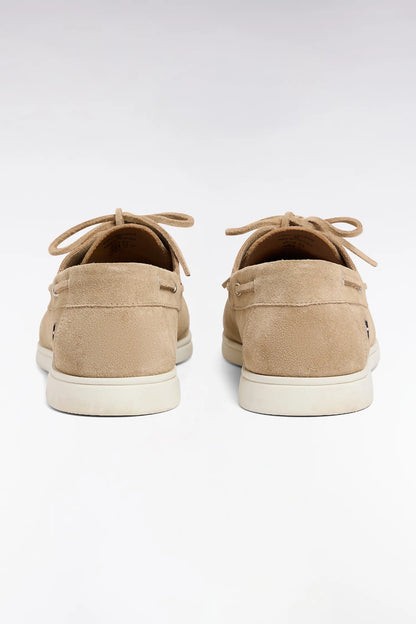 Eden Park Beige Men Beige Suede Boat Shoes SKU: E26CHSMO0006_BEC5 Image 03