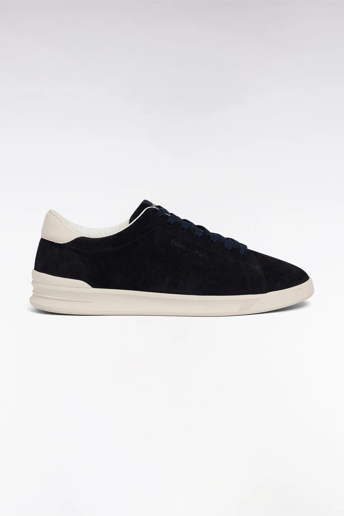 Eden Park 0 Men Navy Suede Leather Sneakers SKU: E26CHSTE0008_BLF Image 01