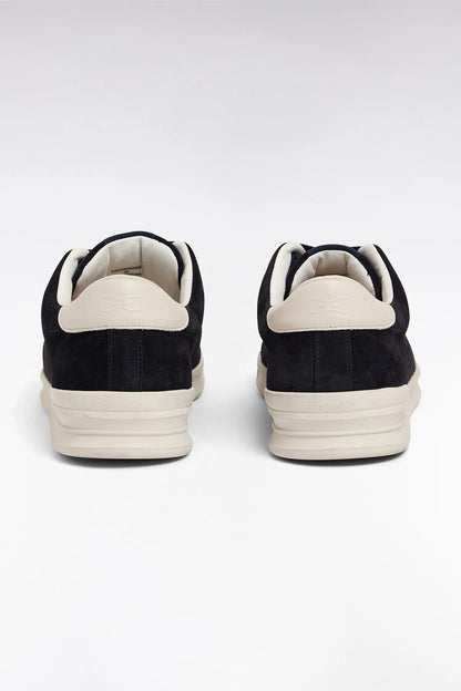 Eden Park 0 Men Navy Suede Leather Sneakers SKU: E26CHSTE0008_BLF Image 03