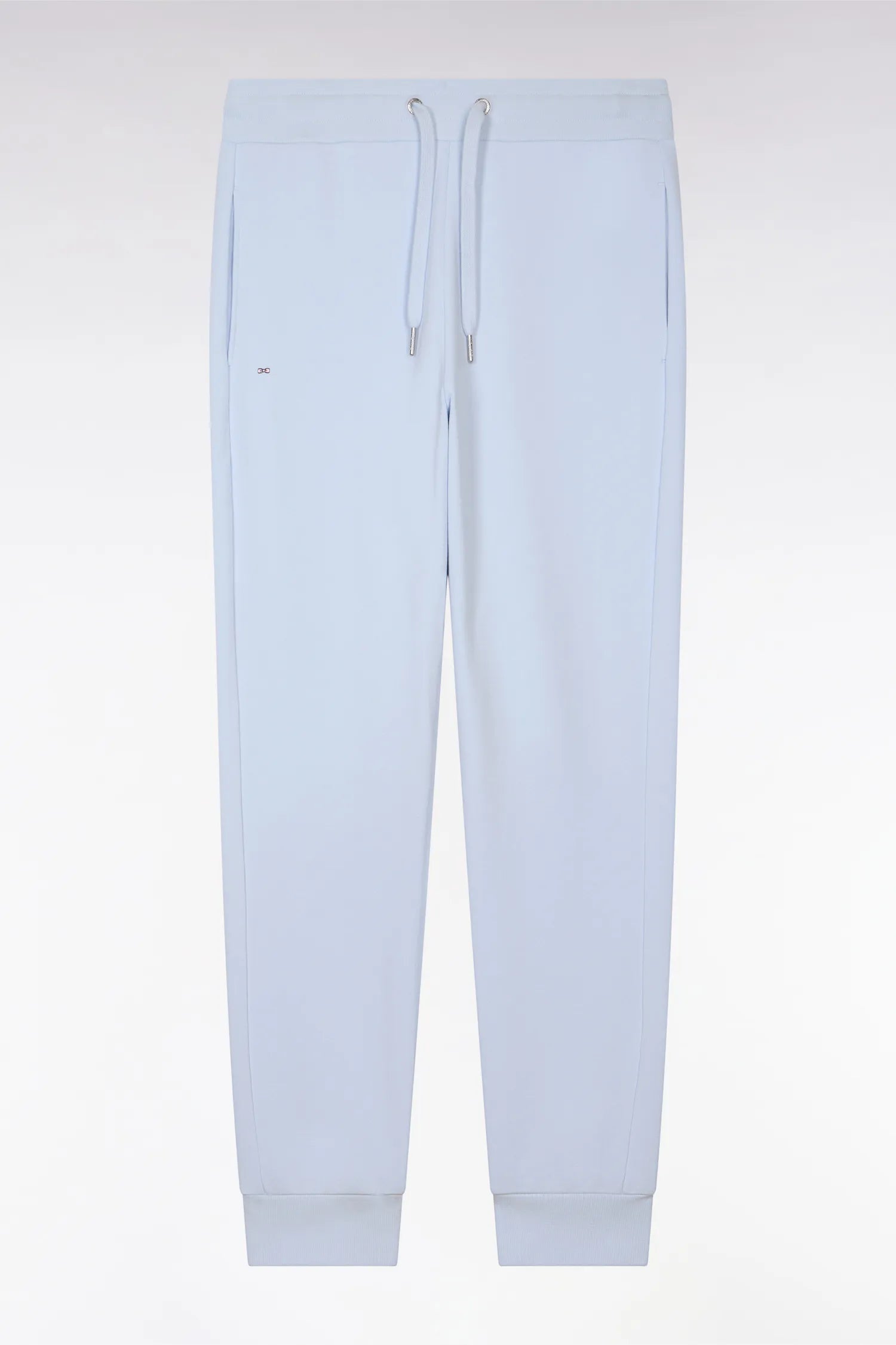 Eden Park 0 Men Plain Sky Blue Cotton Fleece Joggers SKU: E26MAIJO0003_BLC25 Image 05