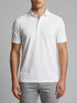 Eden Park 0 Men Slim Fit Short-Sleeved White Cotton Polo Shirt SKU: E26MAIPC0005_BC Image 00