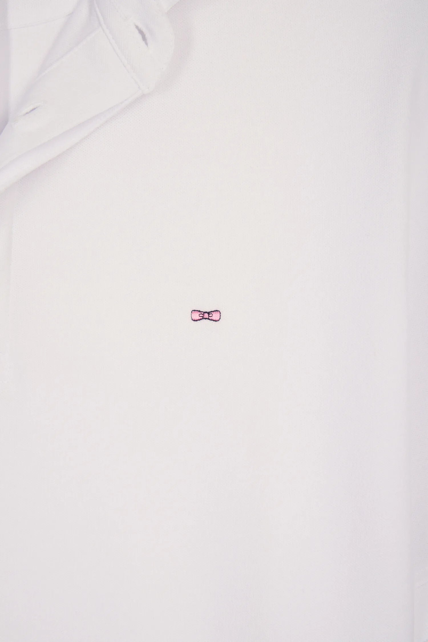 Eden Park 0 Men Slim Fit Short-Sleeved White Cotton Polo Shirt SKU: E26MAIPC0005_BC Image 06