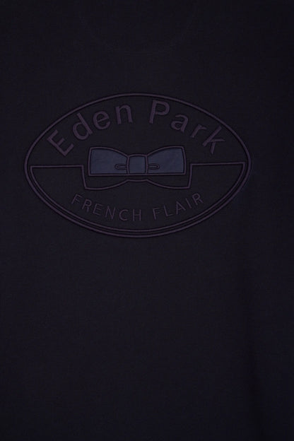 Eden Park Khaki Men Short-Sleeved Polo Shirt in Navy and Khaki Cotton SKU: E26MAIPC0014_BEF3 Image 06