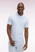 Eden Park 0 Men Short-Sleeved Polo Shirt in Sky Blue Cotton SKU: E26MAIPC0028_BLC25 Image 01