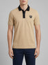 Eden Park 0 Men Short-Sleeved Polo Shirt in Beige Cotton PiquŽ with Ep Logo SKU: E26MAIPC0040_BEC21 Image 00