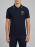 Eden Park 0 Men Short-Sleeved Polo Shirt in Navy Cotton PiquŽ with Ep Logo SKU: E26MAIPC0040_BLF Image 00