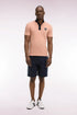Eden Park Navy Blue Men Navy Cotton Fleece Shorts with Embroidered Patch SKU: E26MAISH0015_BLF Image 01