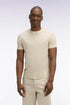 Eden Park Beige Men Regular Fit Beige Lyocell and Cotton Short-Sleeved T-Shirt SKU: E26MAITC0009_BEC18 Image 01