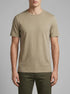 Eden Park 0 Men Short-Sleeved Khaki Cotton Jersey T-Shirt SKU: E26MAITC0010_BEF3 Image 00