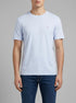Eden Park 0 Men Short-Sleeved T-Shirt in Slub Sky Blue Cotton Jersey SKU: E26MAITC0010_BLC25 Image 00