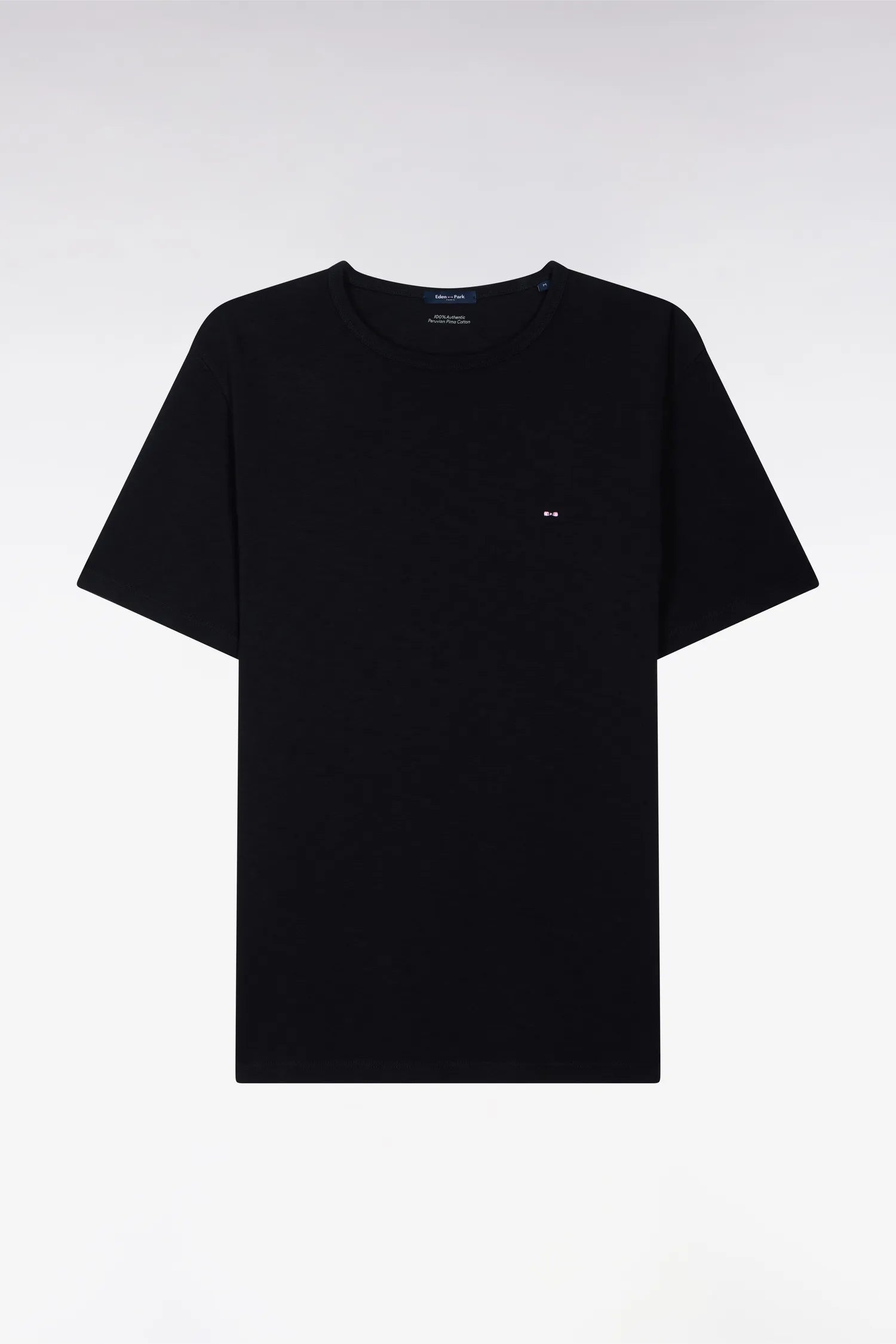 Eden Park 0 Men Short-Sleeved T-Shirt in Black Cotton Jersey SKU: E26MAITC0010_NO Image 05