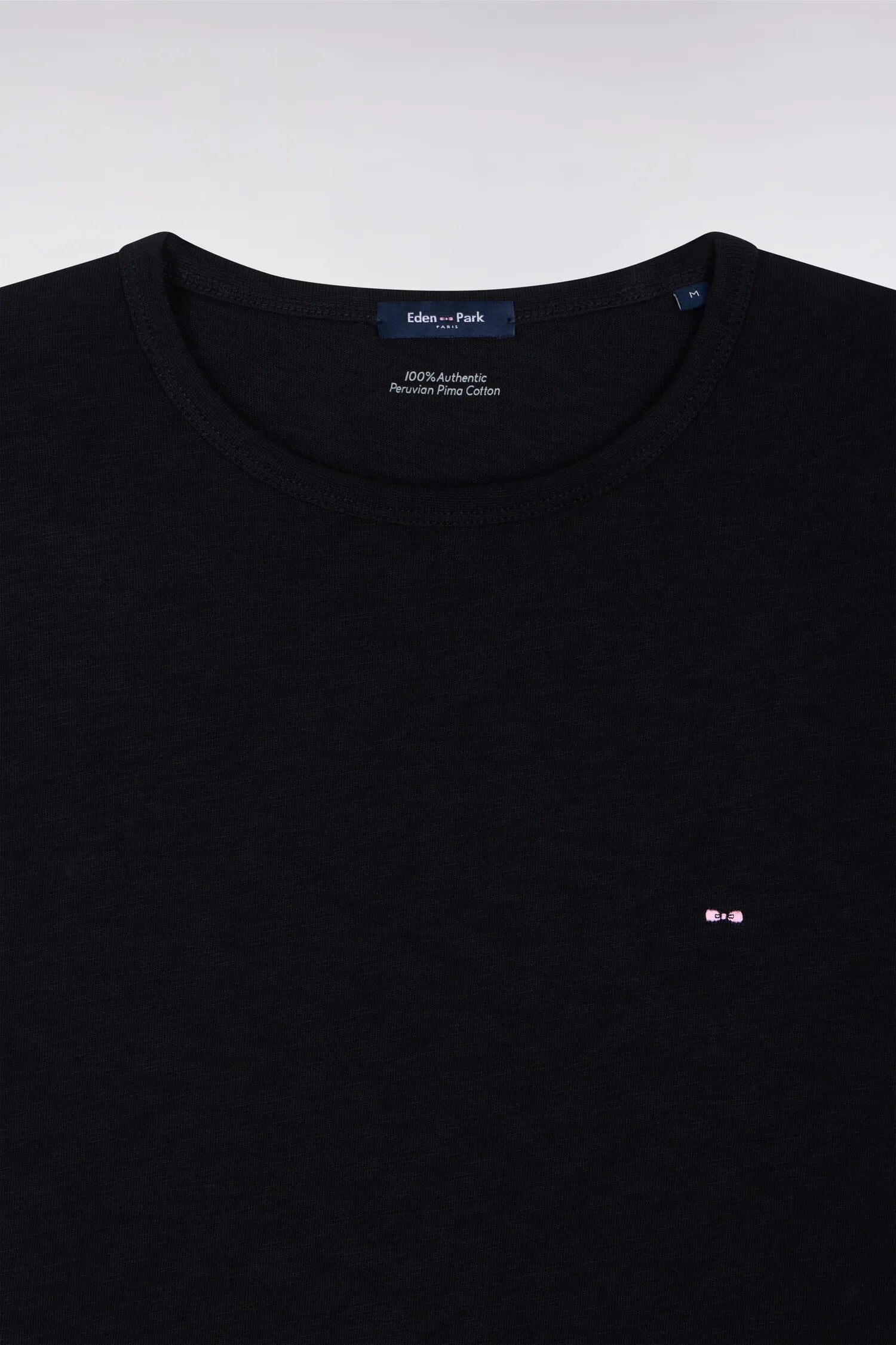Eden Park 0 Men Short-Sleeved T-Shirt in Black Cotton Jersey SKU: E26MAITC0010_NO Image 06
