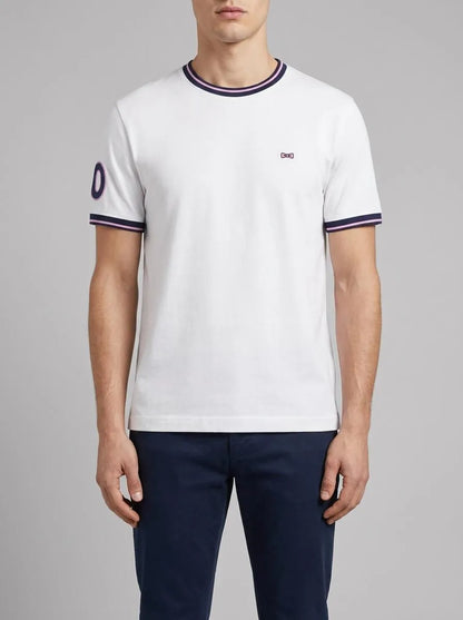 Eden Park 0 Men White Cotton Short-Sleeved T-Shirt SKU: E26MAITC0018_BC Image 00