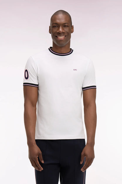 Eden Park 0 Men White Cotton Short-Sleeved T-Shirt SKU: E26MAITC0018_BC Image 01
