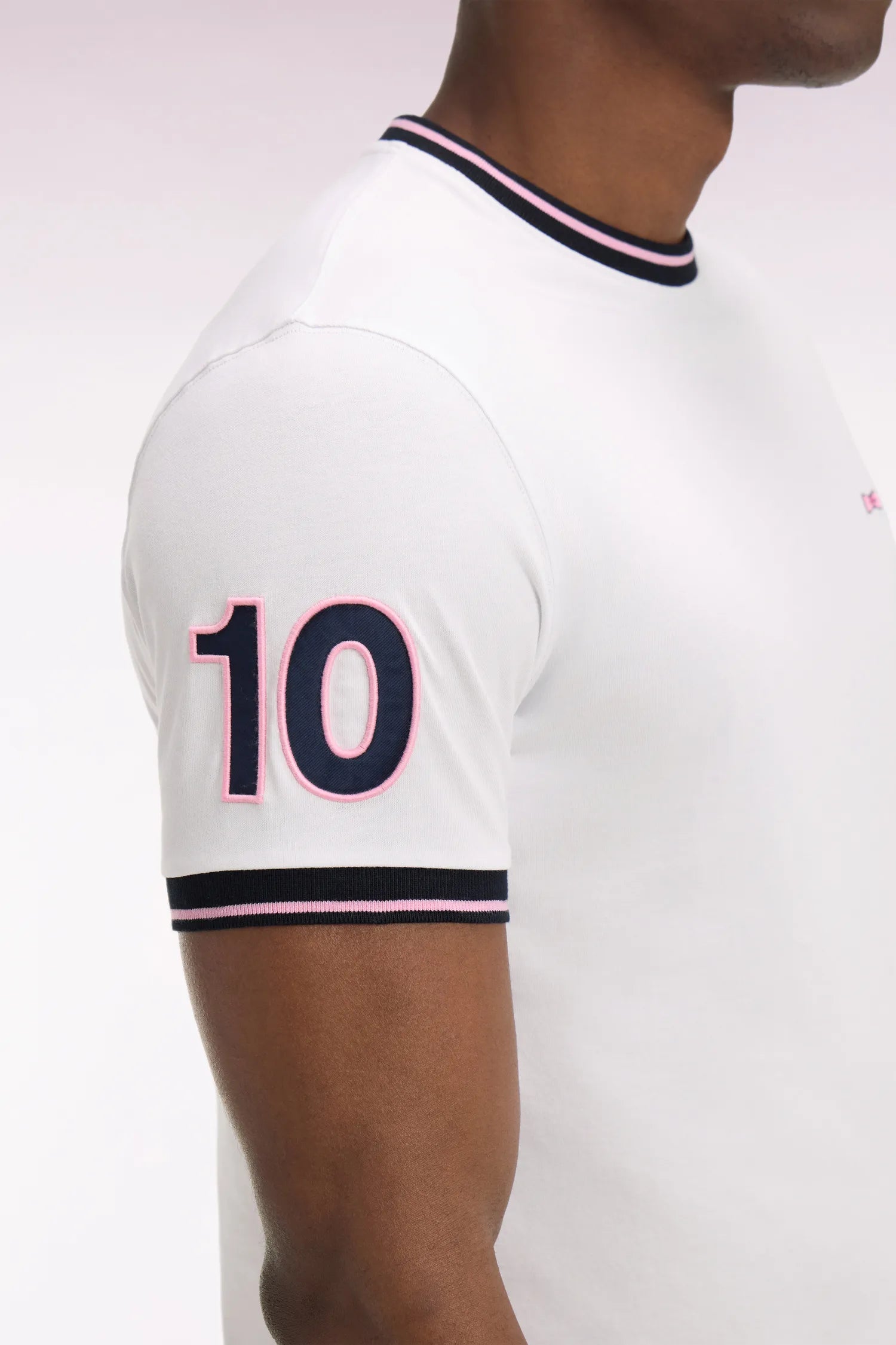 Eden Park 0 Men White Cotton Short-Sleeved T-Shirt SKU: E26MAITC0018_BC Image 03