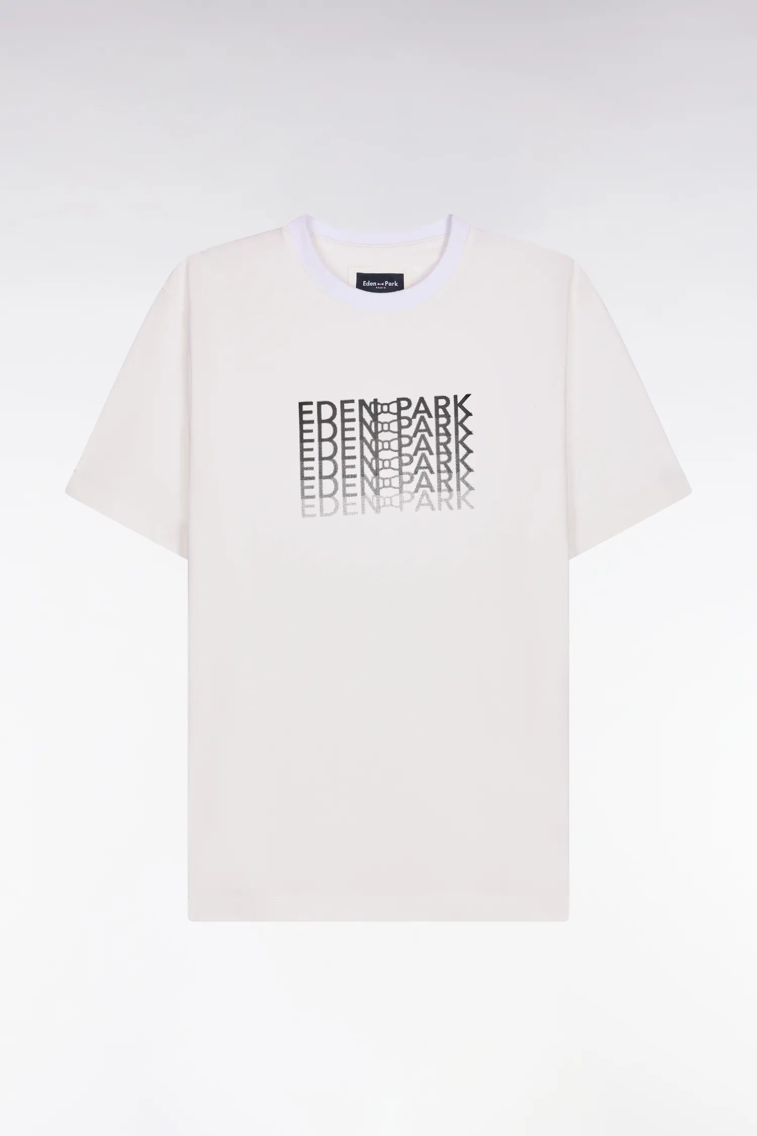 Eden Park 0 Men Black Screen-Printed Short-Sleeved T-Shirt SKU: E26MAITC0067_ECC Image 05